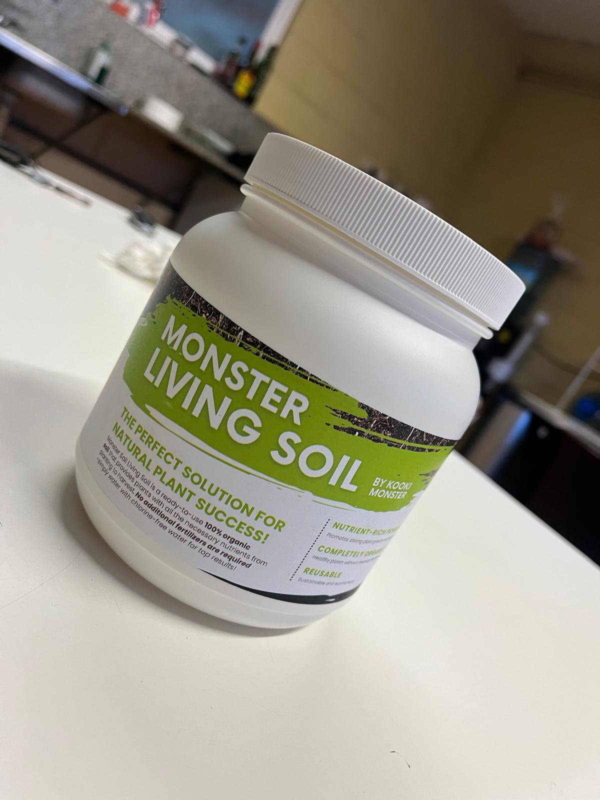 Monster Soil Living Soil SAMPLE Jar