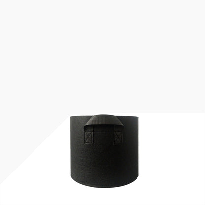 Fabric Pot Round Black - 8 L