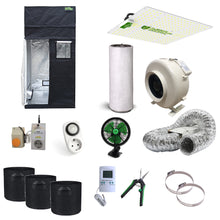 Complete LED Growtent PRO 120x120x200/250 cm
