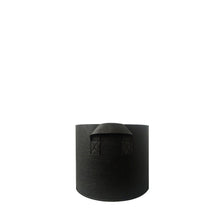 Fabric Pot Round Black - 8 L