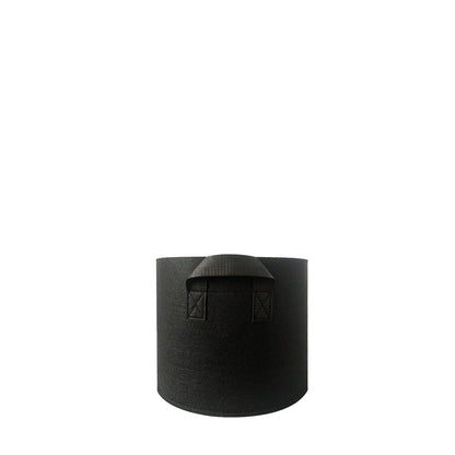 Fabric Pot Round Black - 8 L
