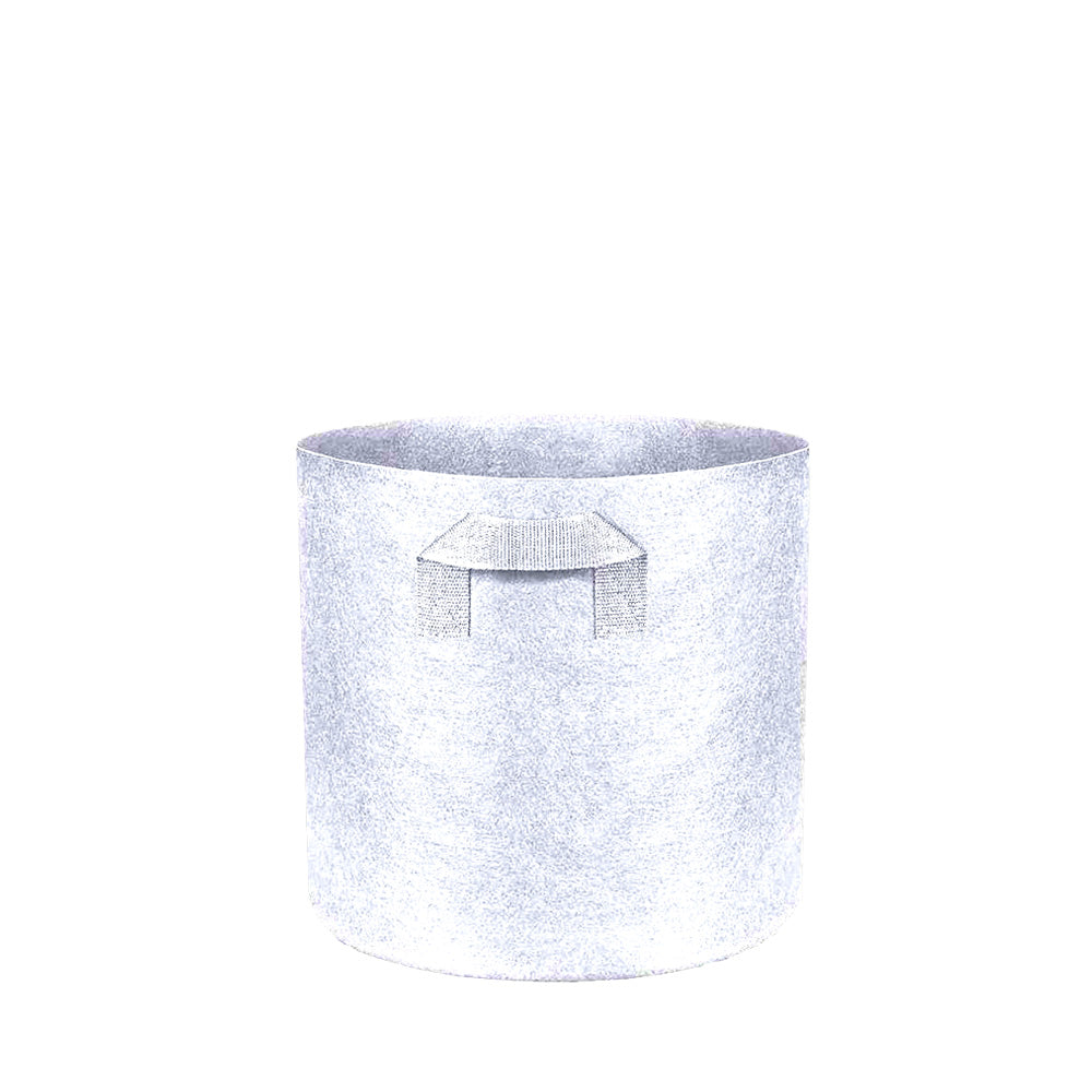 Fabric Pot Round White - 26 L