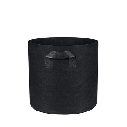 Fabric Pot Round Black - 38 L