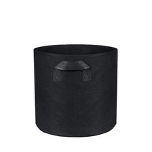 Fabric Pot Round Black - 38 L