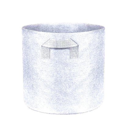Fabric Pot Round White - 50 L