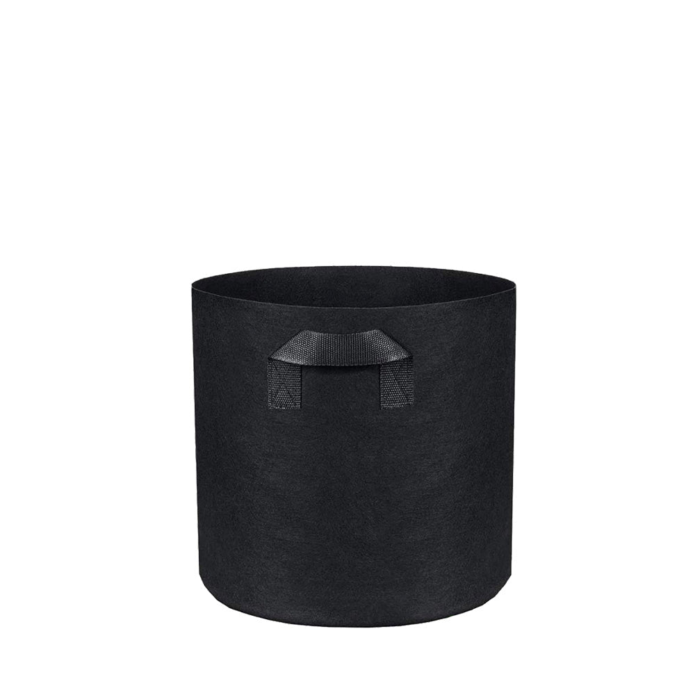 Fabric Pot Round Black - 26 L