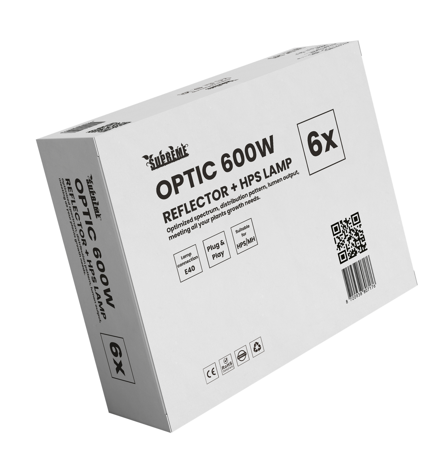 Supreme Optic HPS kit (Reflector + 600W HPS)