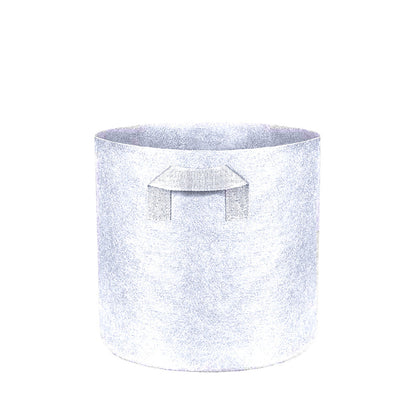 Fabric Pot Round White - 38 L