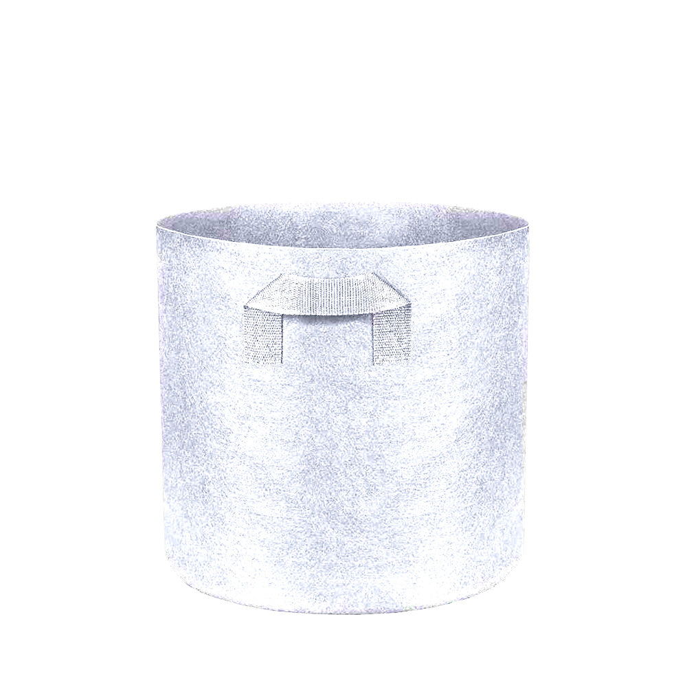 Fabric Pot Round White - 38 L
