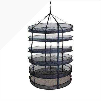 Drying net Black in bag - 6 x 90cm