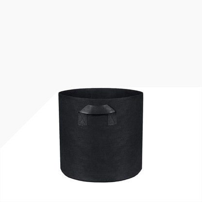 Fabric Pot Round Black - 19 L