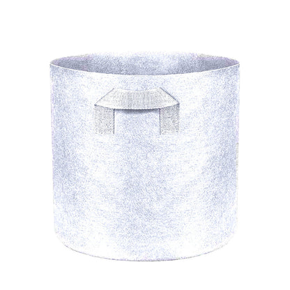 Fabric Pot Round White - 50 L