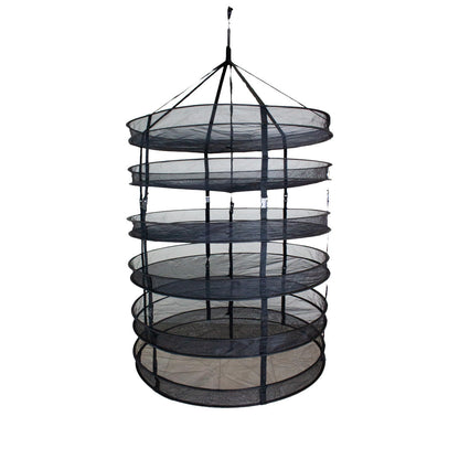 Drying net Black in bag - 6 x 90cm