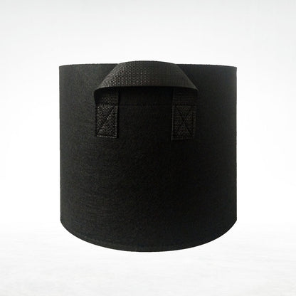 Fabric Pot Round Black - 19 L