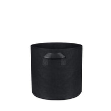 Fabric Pot Round Black - 26 L