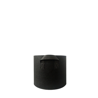 Fabric Pot Round Black - 8 L