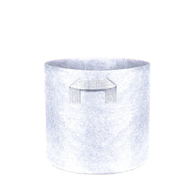 Fabric Pot Round White - 38 L