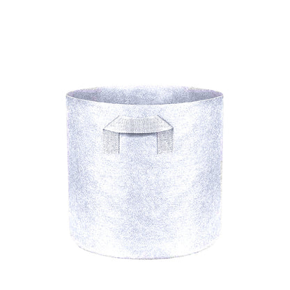 Fabric Pot Round White - 38 L