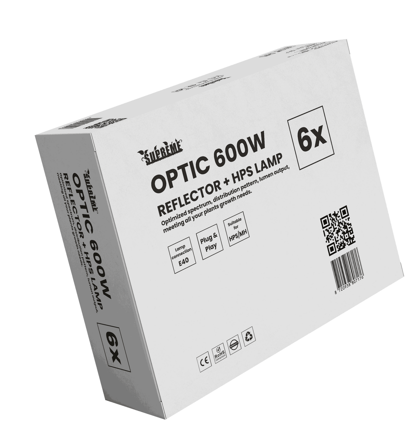 Supreme Optic HPS kit (Reflector + 600W HPS)
