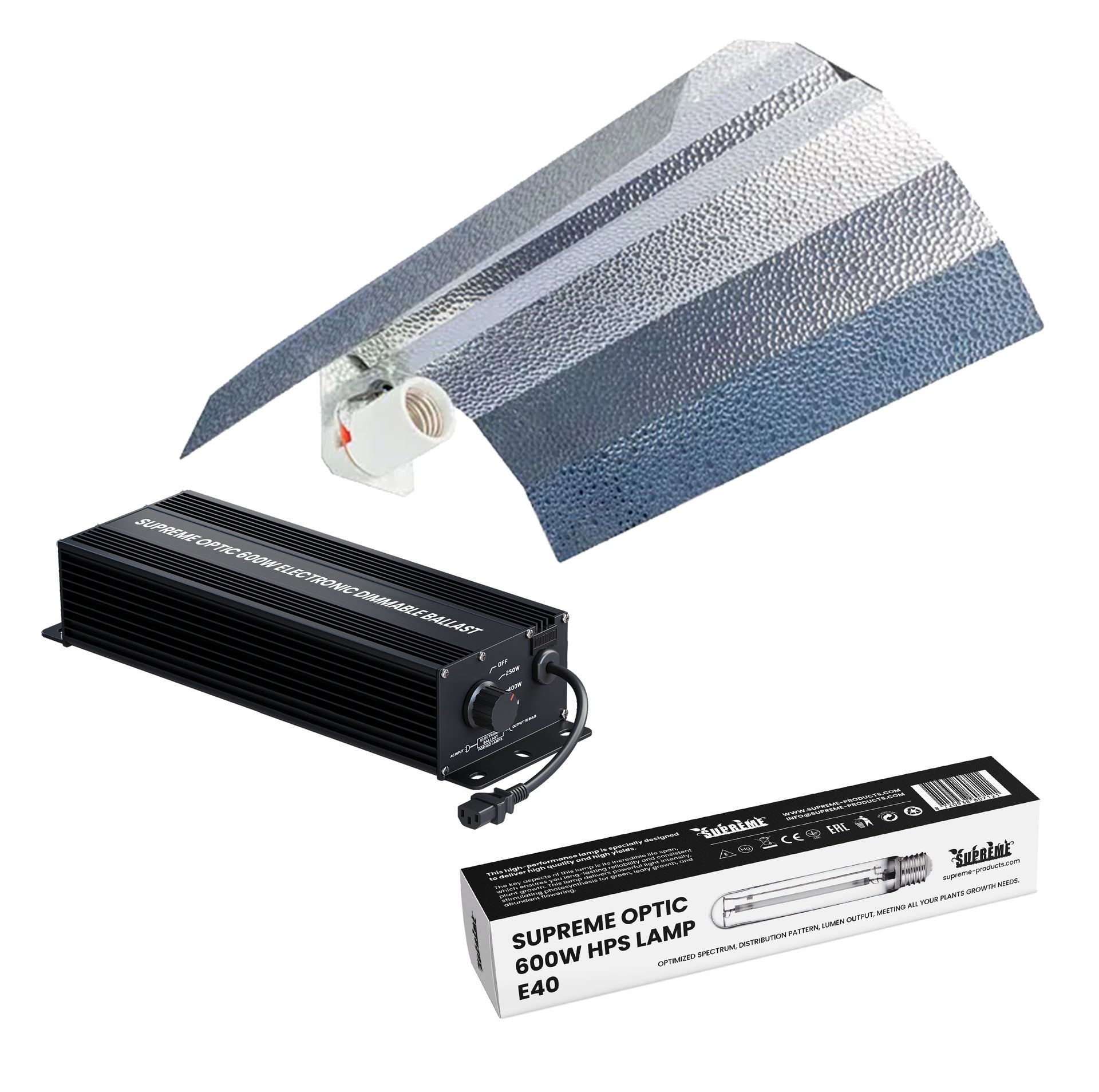 Supreme Optic HPS kit (Reflector + 600W HPS)